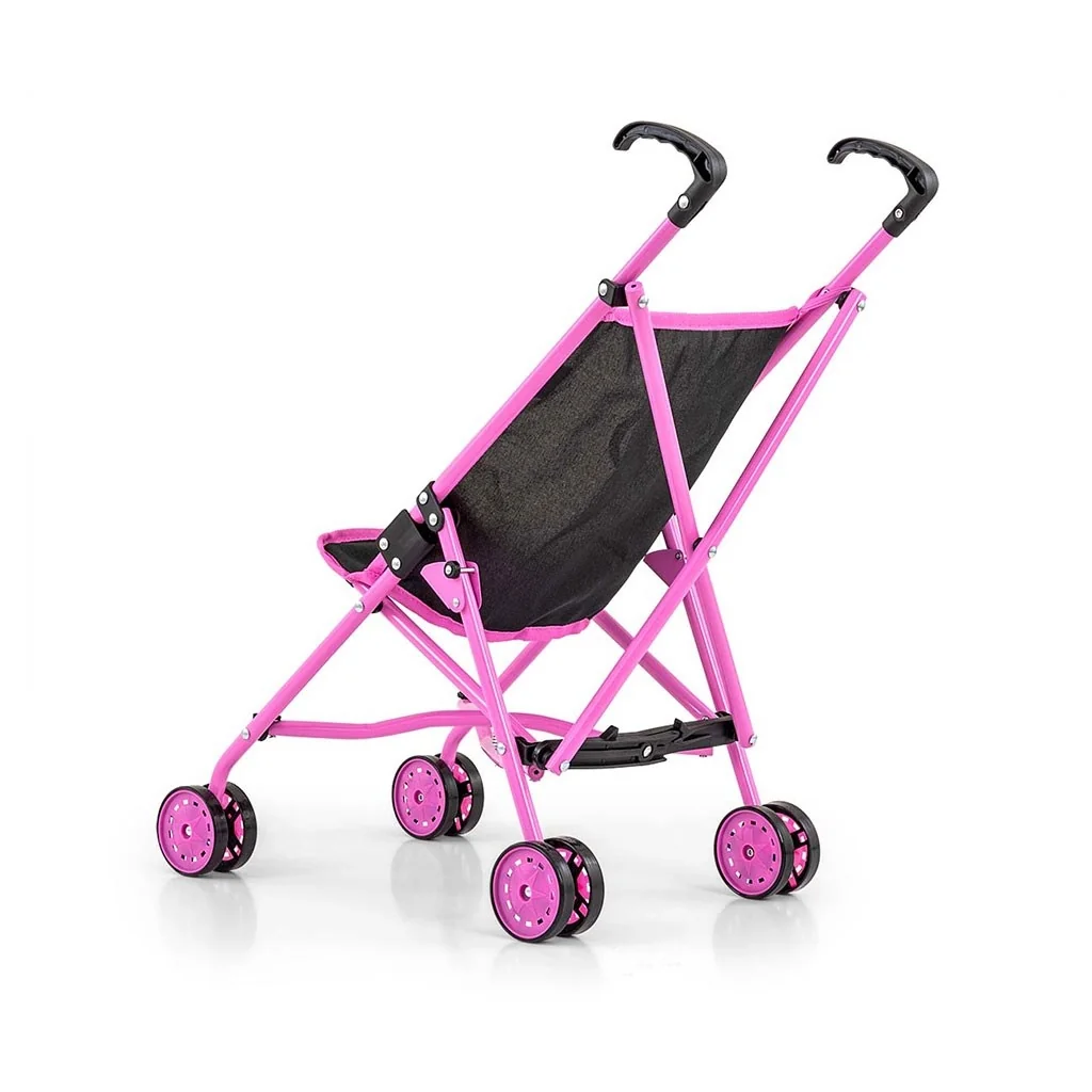 Detský golfový kočík pre bábiky Milly Mally Julia Prestige Black