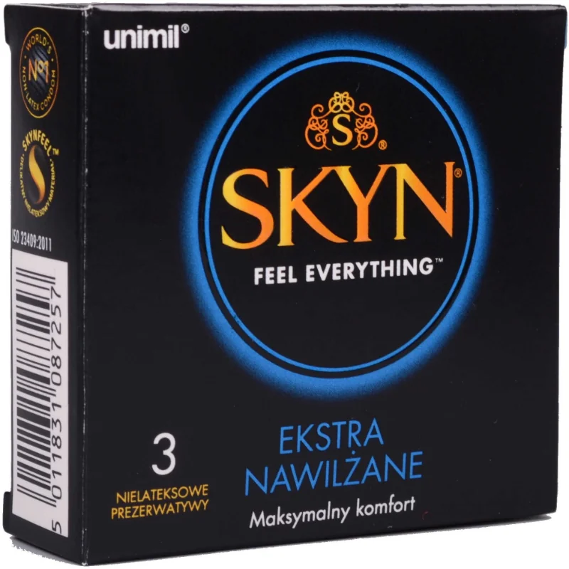 Mates Skyn Extra Lubricated krabička 3 ks