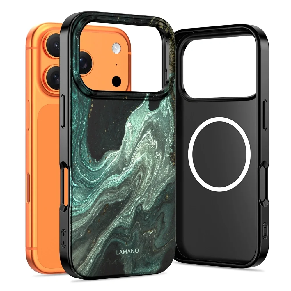 Tech-Protect Lamano MagSafe kryt na iPhone 17 Pro, verde aura