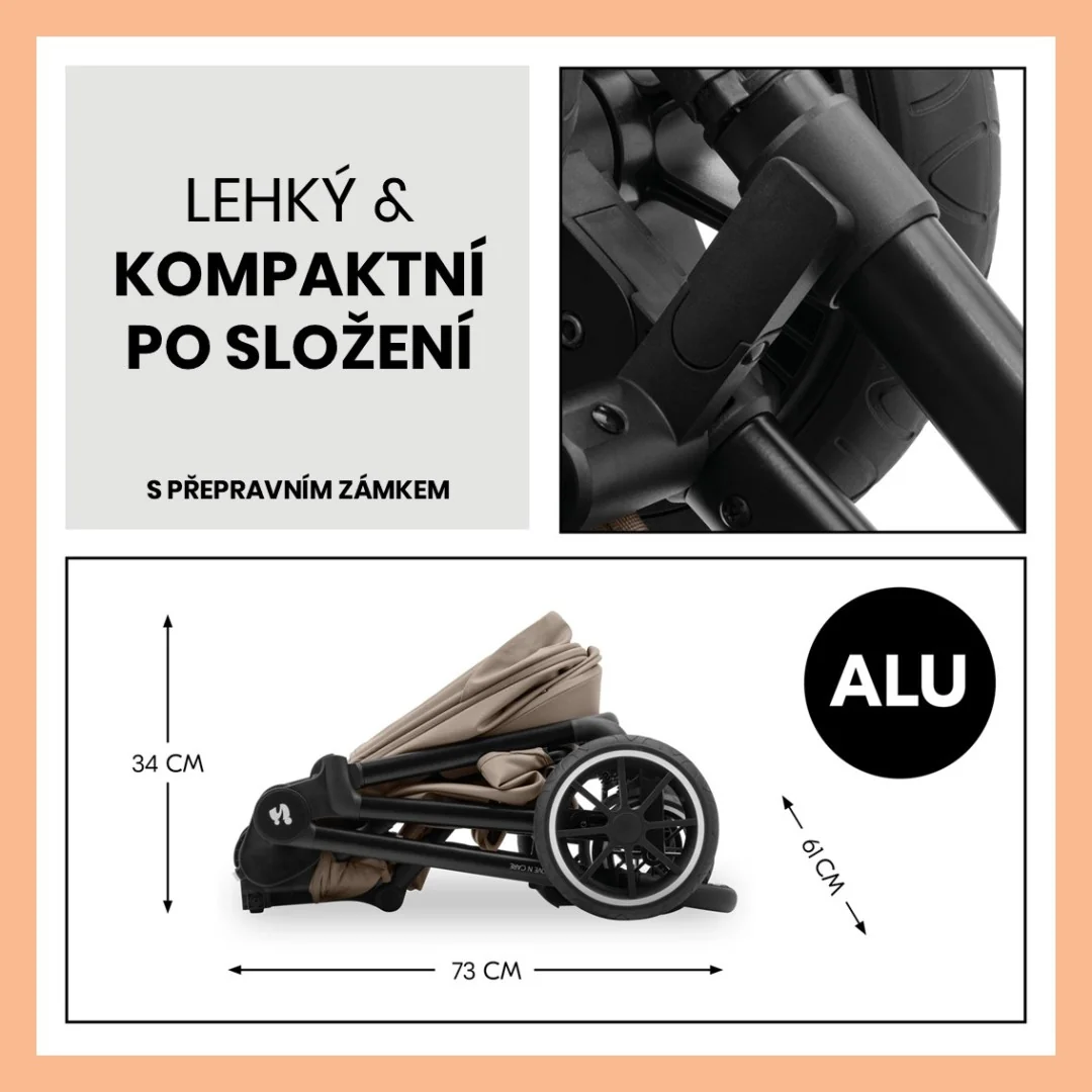Hauck Move N Care Set 2v1 kombinovaný kočík Mocha 