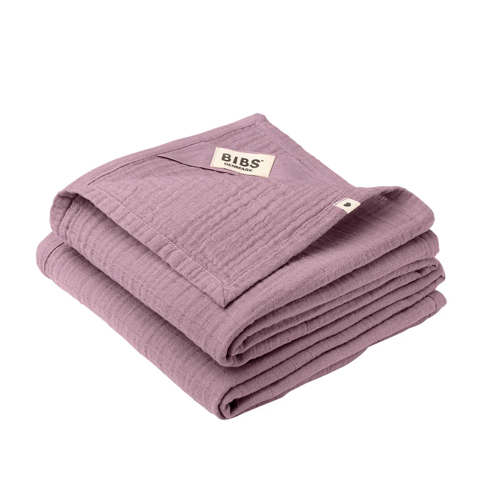 BIBS mušelínové plienky z BIO bavlny 2ks - Heather Heather