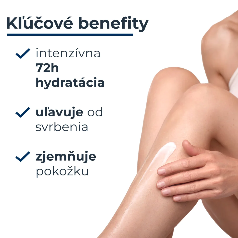 EUCERIN UreaRepair Telové mlieko 10 % urea, 400 ml 1×400 ml, hydratácia pokožky