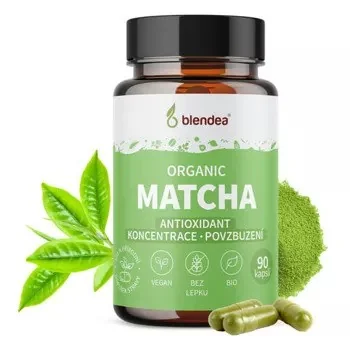 BLENDEA BIO MATCHA ORGANIC 90CPS 1×90 cps, extra jemný prášok