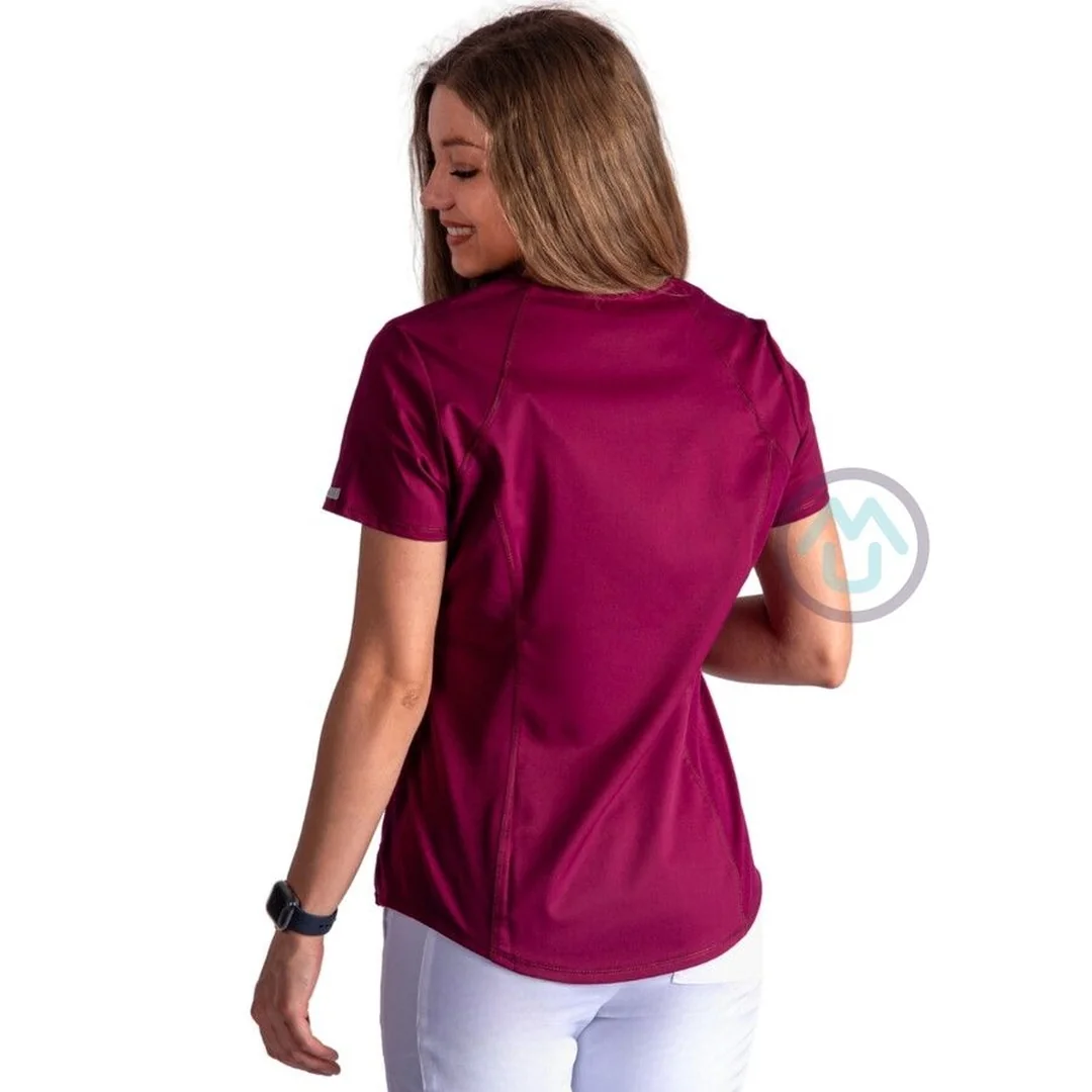 Dámska zdravotnícka blúza Cherokee Revolution ACTIVE STYLING - vínová M