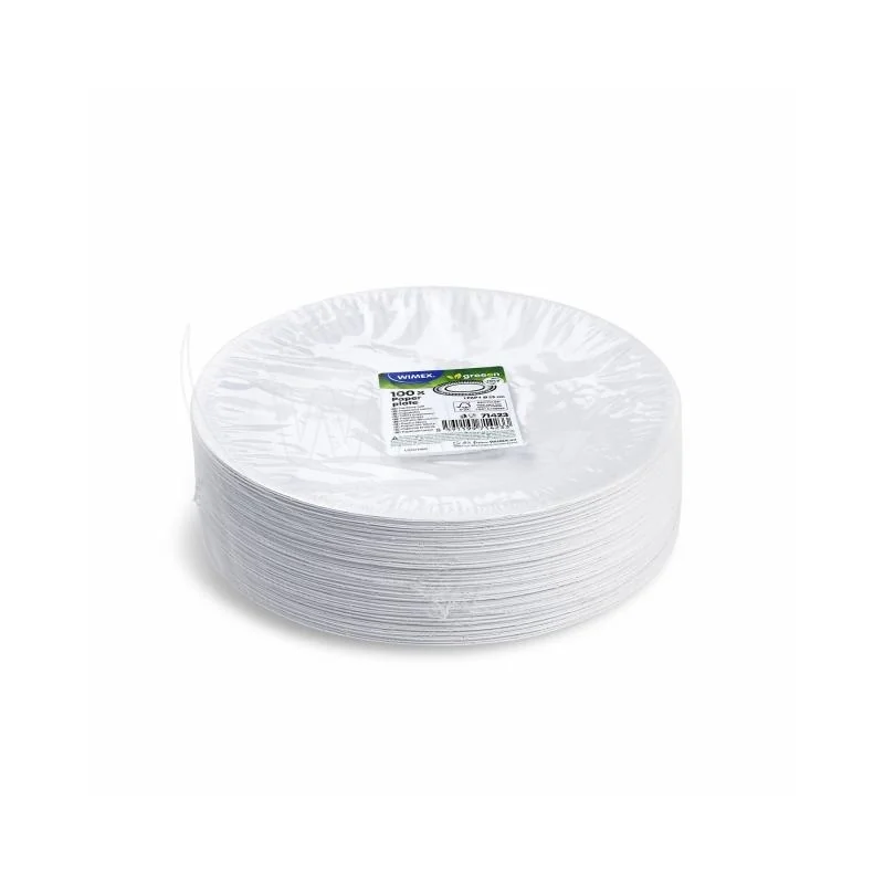 Papierový tanier-23cm plytký/100ks-MOVEO