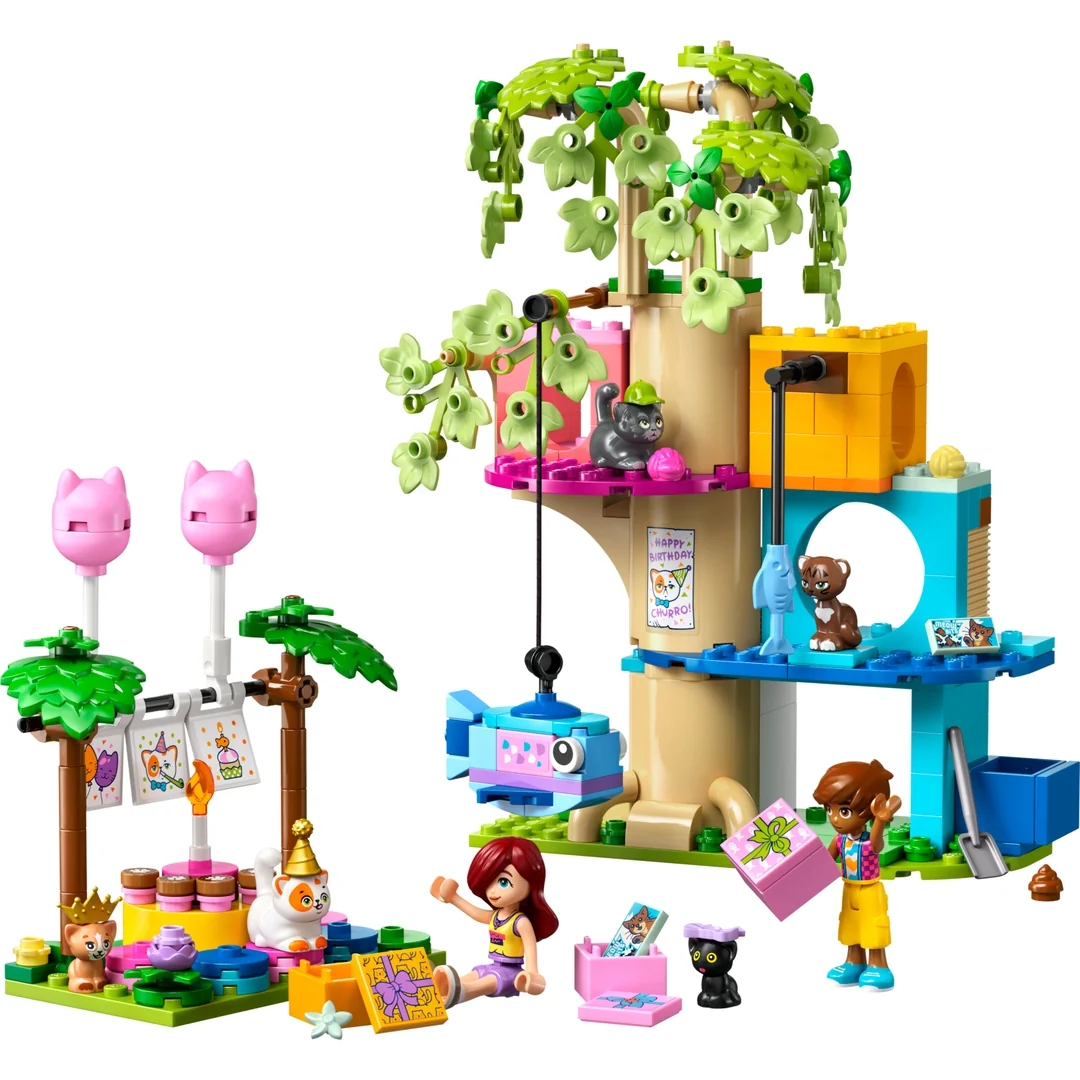 LEGO® Friends 42666 Mačacia narodeninová oslava a domček na strome