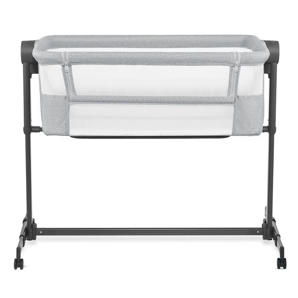 Postieľka detská polohovateľná Neste Up2 Light Grey