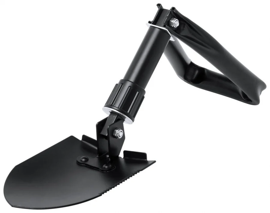 Multifunkčná skladacia lopatka 58 cm, čierna