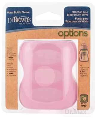 Dr.BROWN´S SILIKÓNOVÝ OBAL NA SKLENENÚ FĽAŠU 150ml 1×1 ks, obal na fľašu