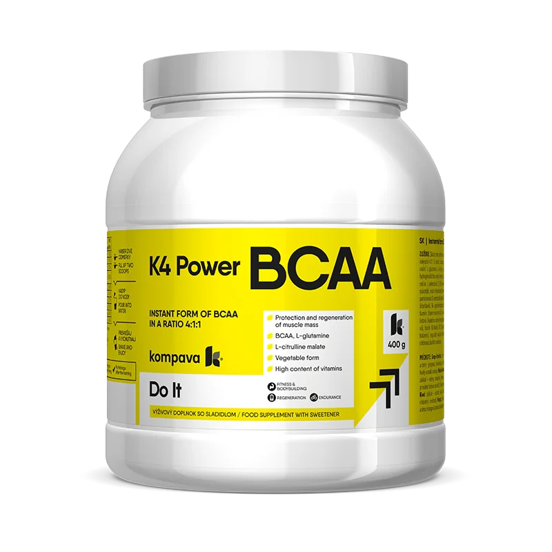 KOMPAVA K4 POWER BCAA 4:1:1 MALINA-LIMETA 400 g