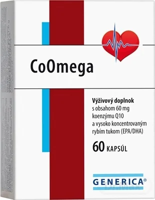 GENERICA CoOmega 1×60 cps, výživový doplnok