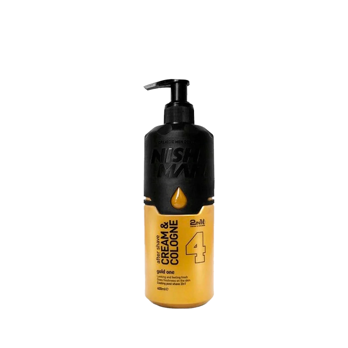 Hydratačný krém-kolínska po holení Nishman 4 Gold 1 Million 2v1 400ml