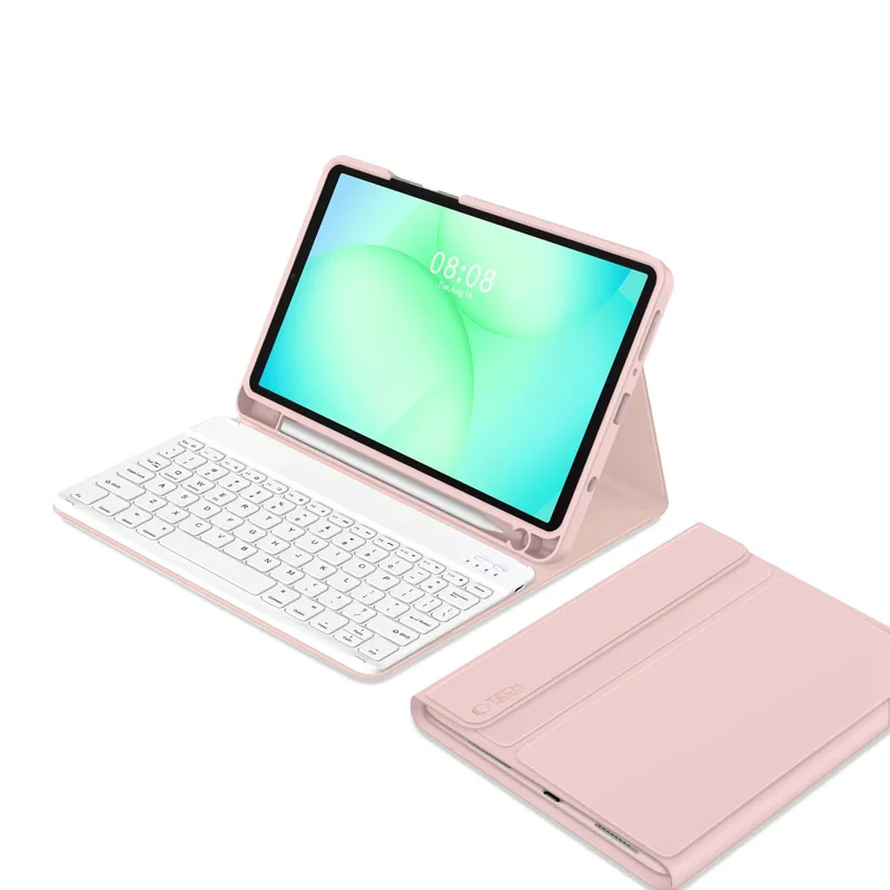 Tech-Protect SC Pen Keyboard puzdro s klávesnicou na Samsung Galaxy Tab A9 / A11 8.7'', ružové b A9 / A11 8.7'', ružové