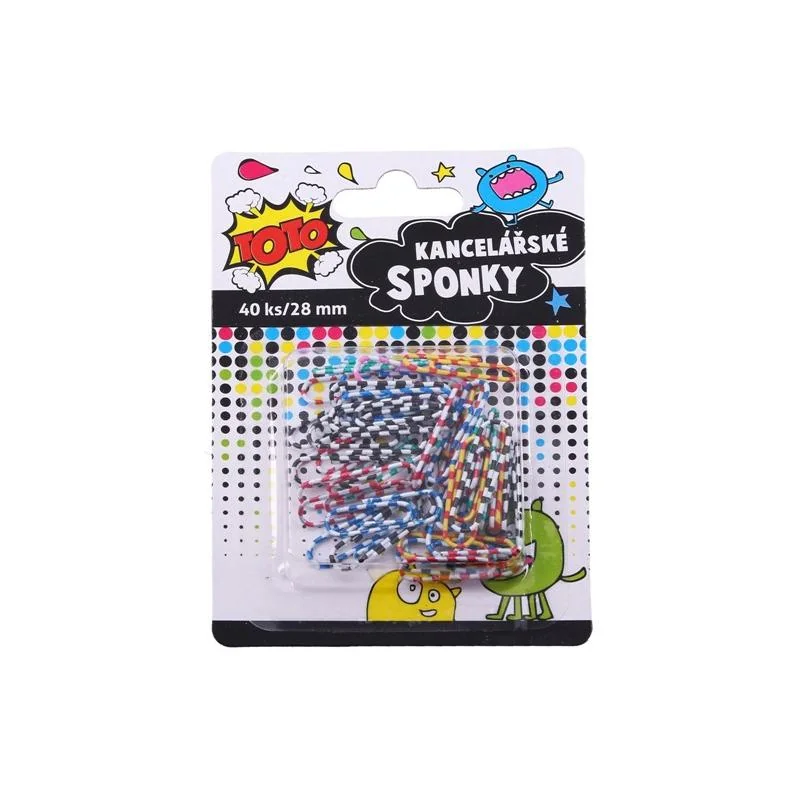 Kancelárske sponky 28mm 40ks