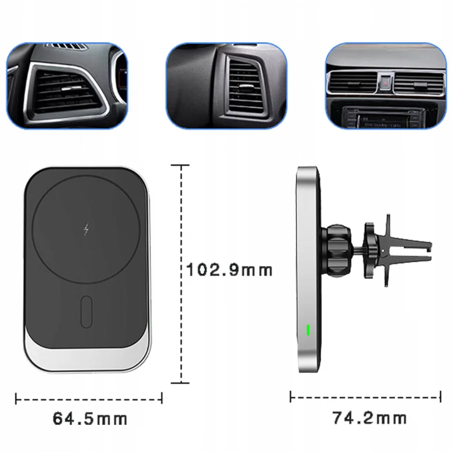 Autonabíjačka s magnetom pre iPhone – Perfektné spojenie funkčnosti a pohodlia, PerfCharge