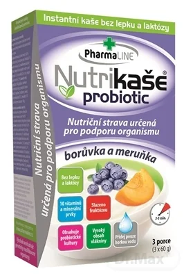 Nutrikaša probiotic - čučoriedka a marhuľa 180g 180 g