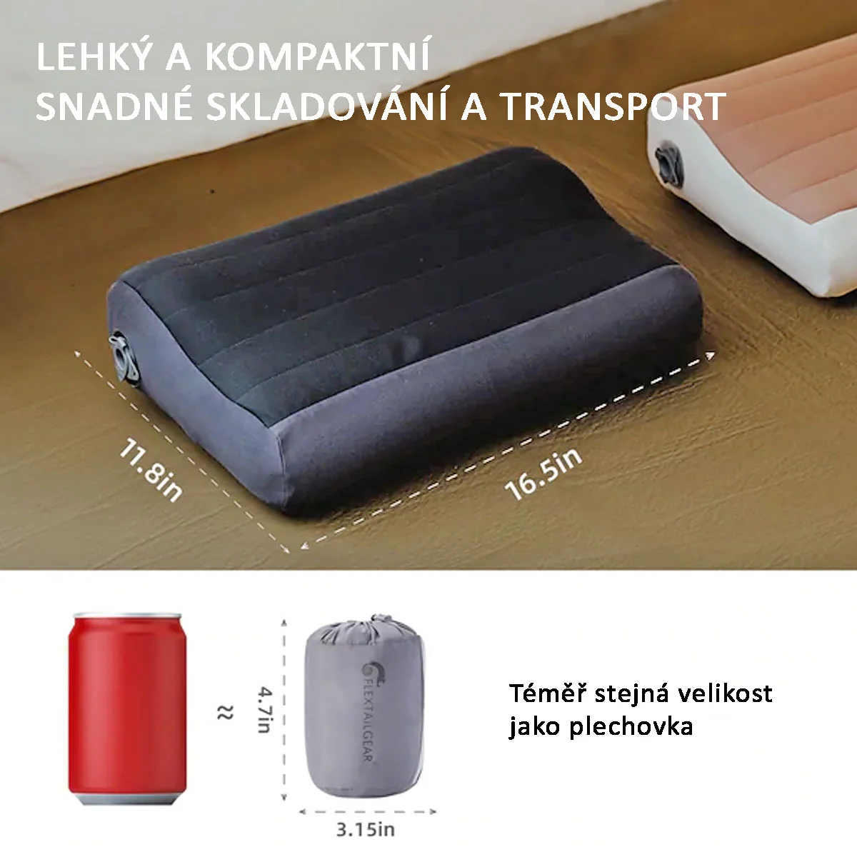 Nafukovací vankúš ZERO Pillow