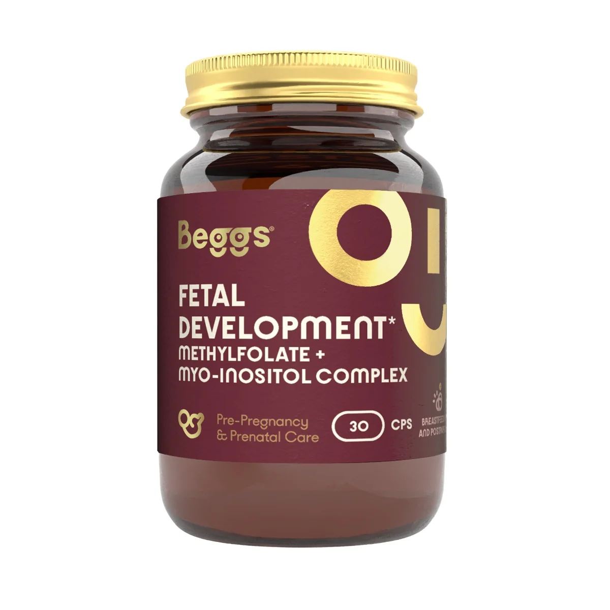 Beggs Methylfolate + myo-inositol COMPLEX 30 cps 1×30 cps, výživový doplnok