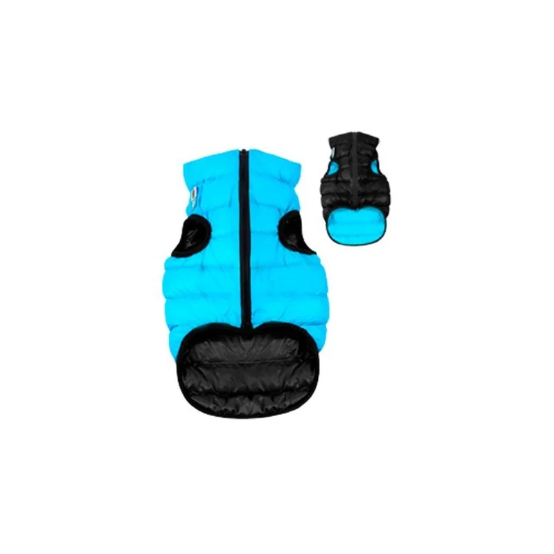 Teplá vesta pre psa AiryVest modro čierna, Veľkosť: M47