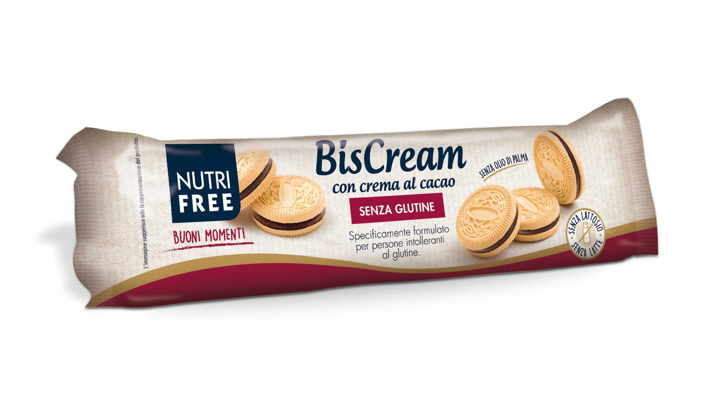 Nutrifree Biscream  kakao 1×125 g, sušienky