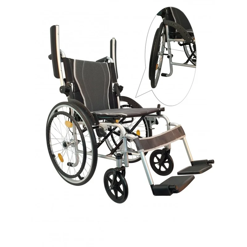 ANTAR Ultraľahký hliníkový skladací invalidný vozík AT52311