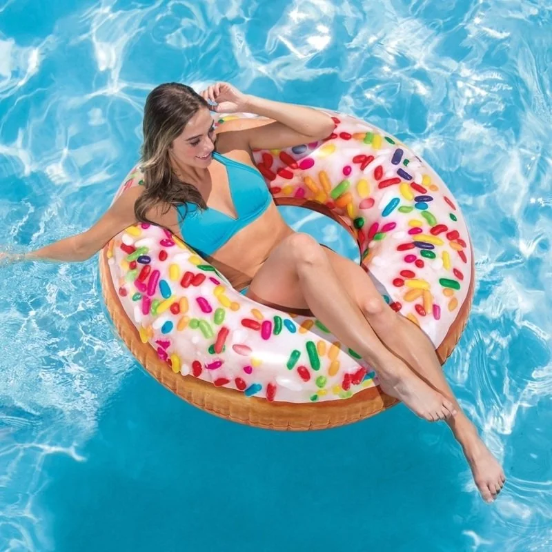 Intex 56263 Nafukovacie koleso Donutka Rainbow 99cm