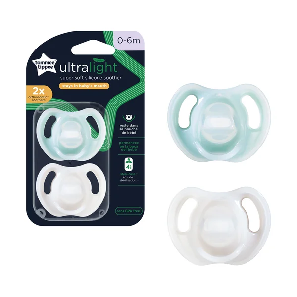 Tommee Tippee CTN Cumlík Ultra-light 0-6m 1×2 ks, cumlík