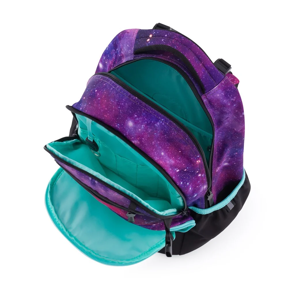 Školský batoh - OXY Ombre Galaxy fialová