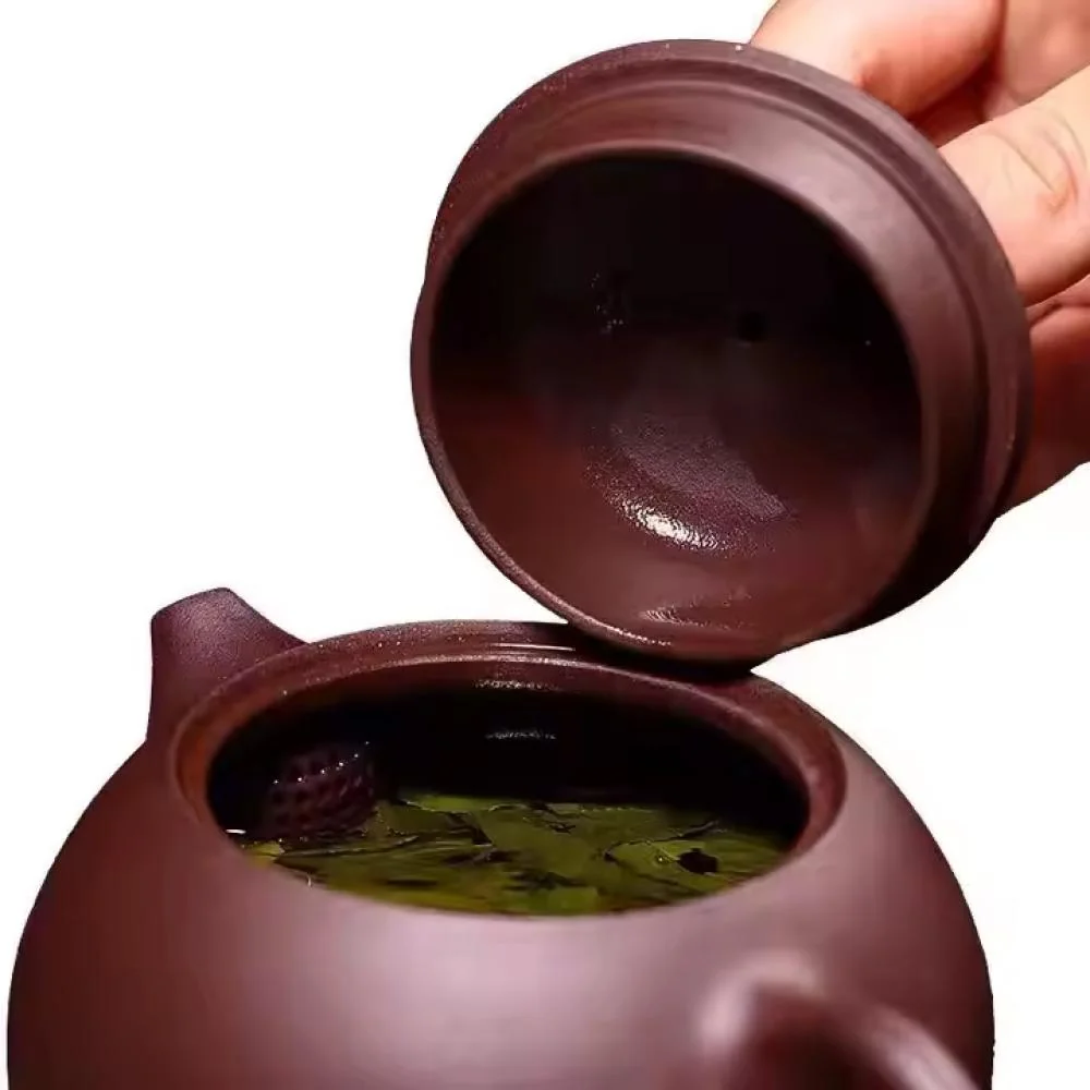 Čajník Yuan Zhu - Tmavo Hnedá 180 ml, yixingská zisha hlina