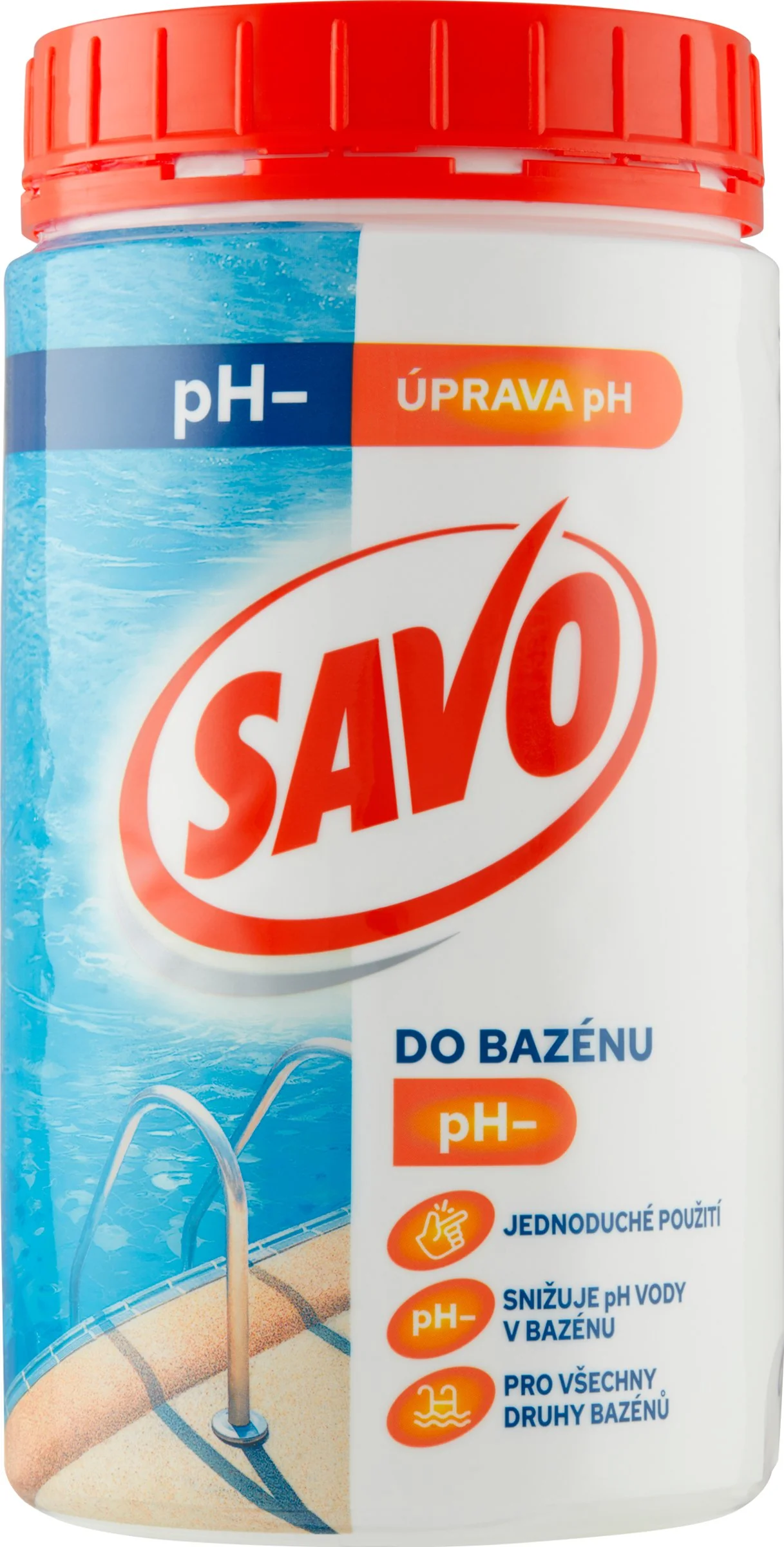 Savo bazén PH- 1×1,2 kg, úprava pH