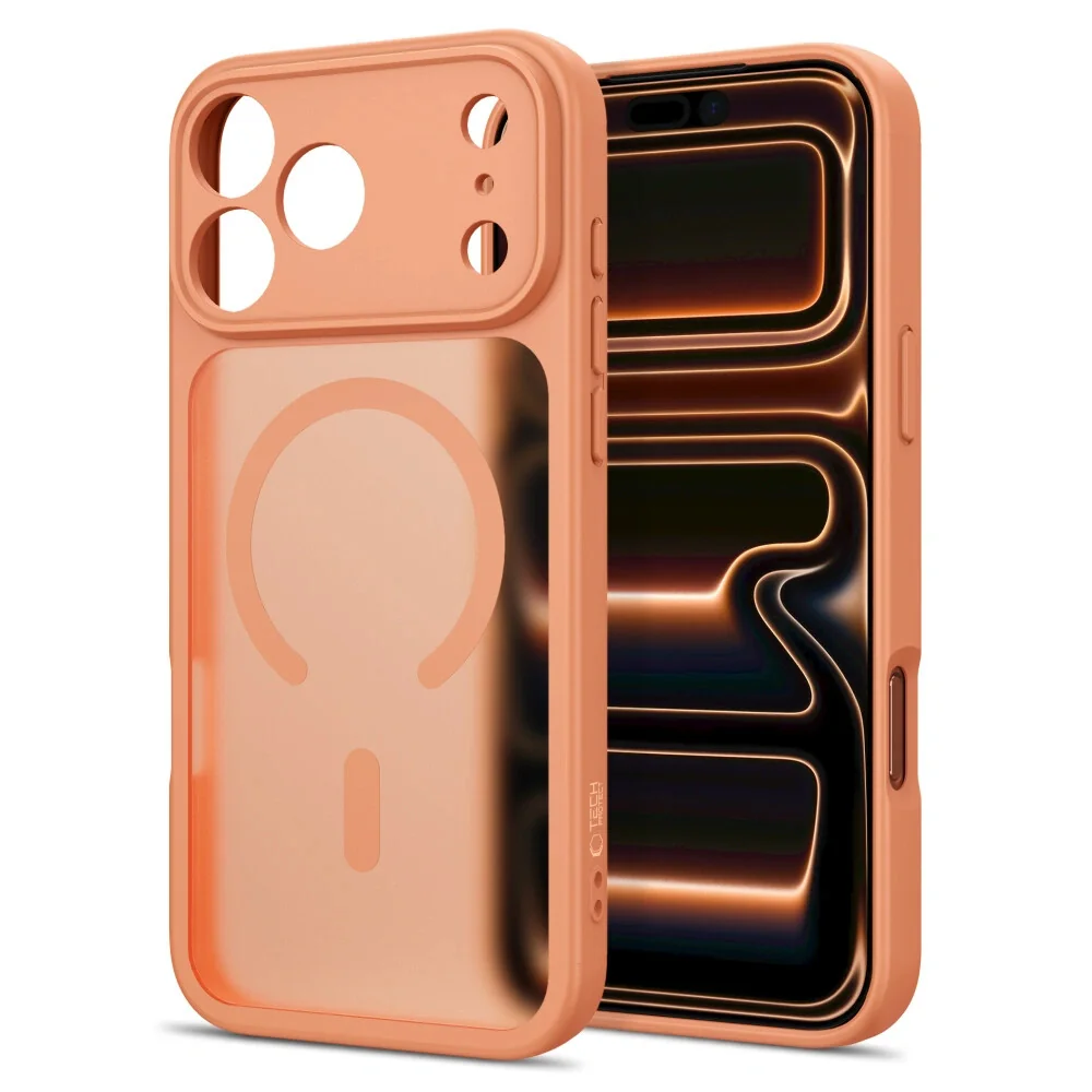 Tech-Protect BasicMag MagSafe kryt na iPhone 17 Pro / 18 Pro, oranžový