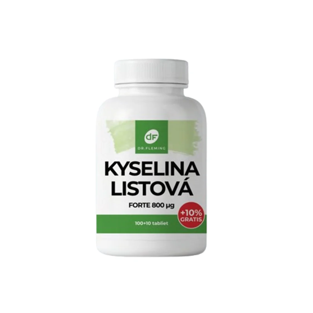 DR. FLEMING Kyselina listová forte 800mg +10% gratis 110ks
