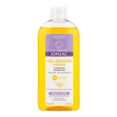 JONZAC Nutritive Výživný SPRCHOVÝ GÉL BIO 1×500 ml, sprchový gél