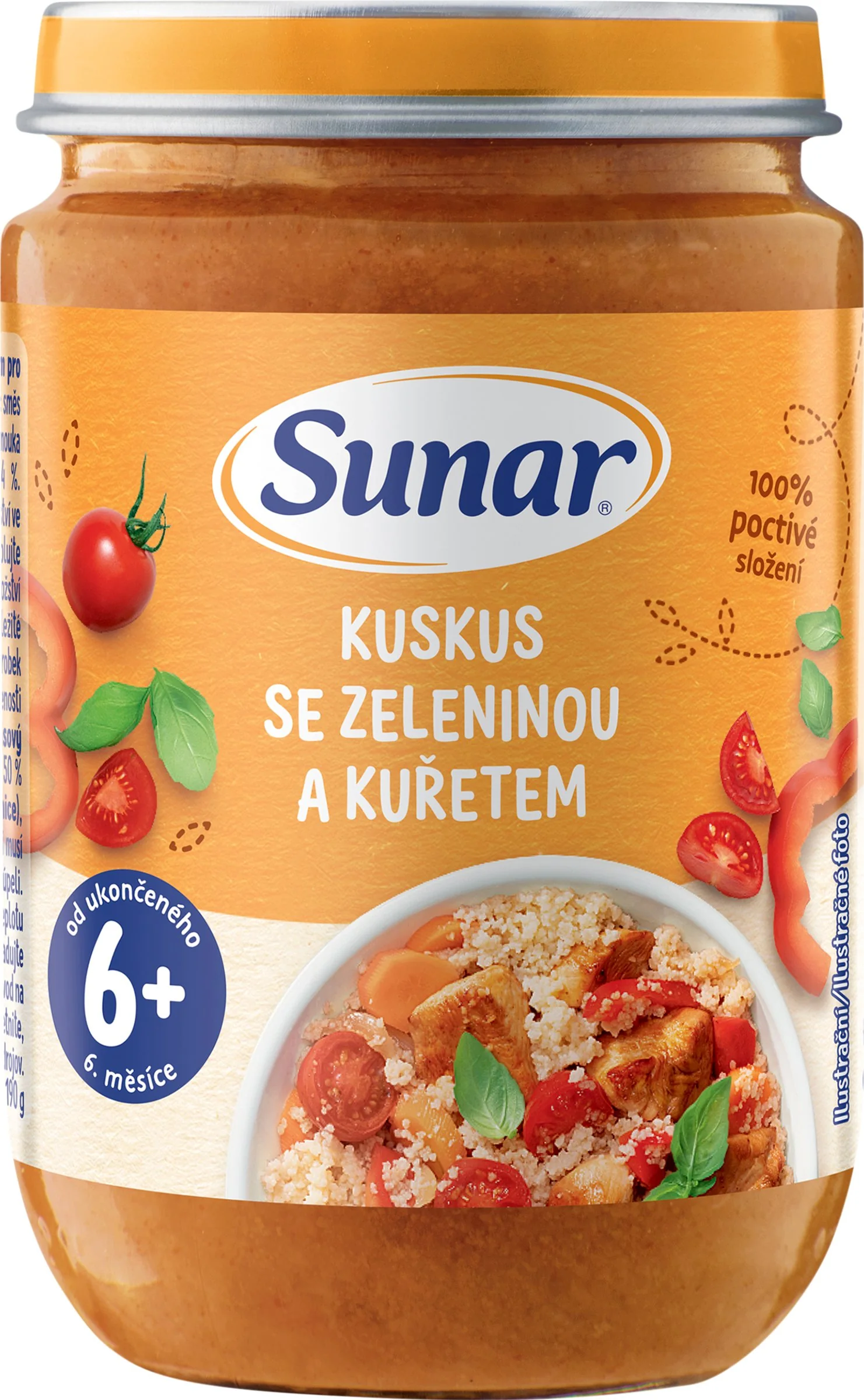 Sunar kuskus so zeleninou a kuraťom 190 g