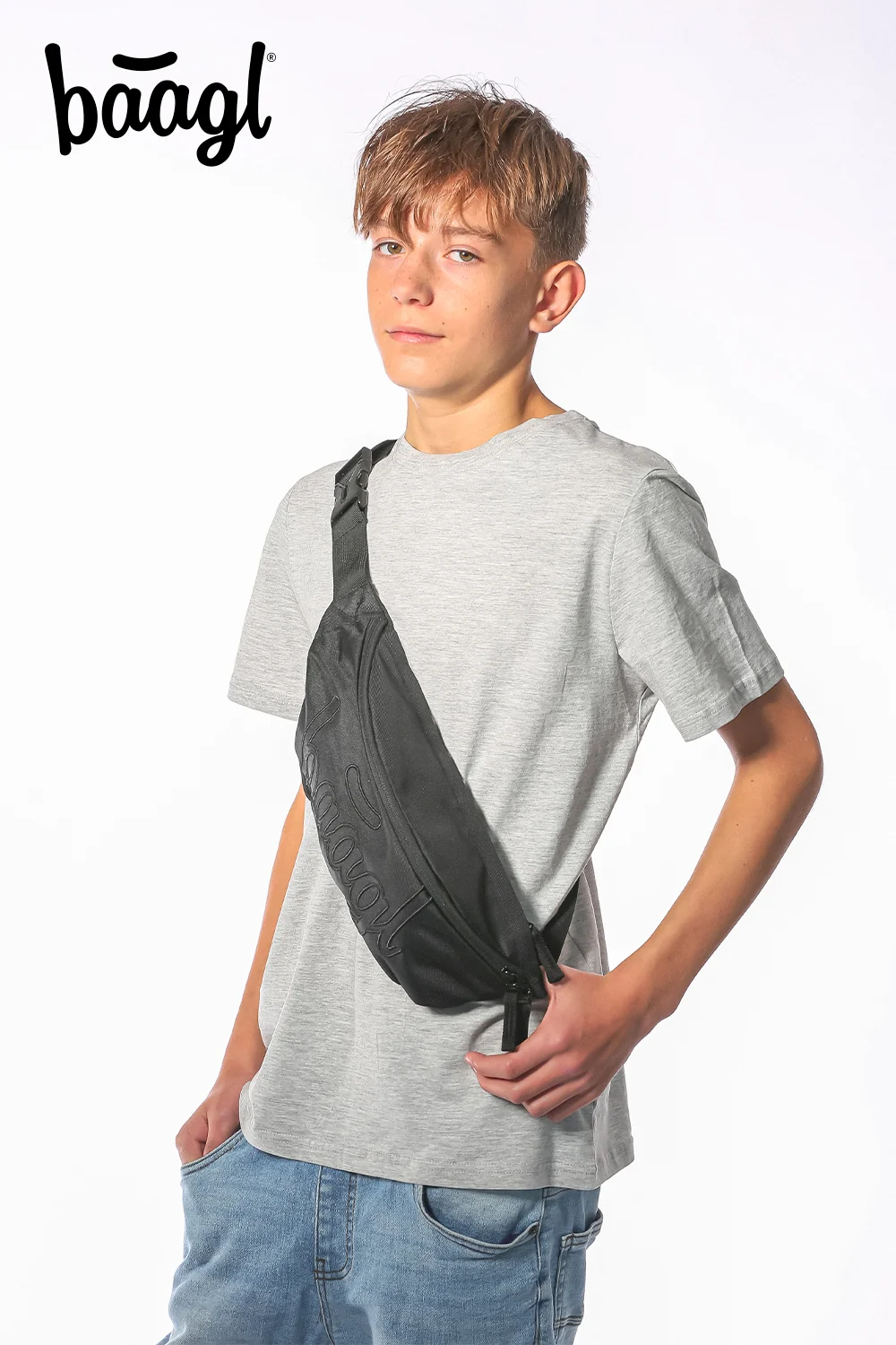 Baagl ľadvinka Snap Uni čierna 100% recyklovaná