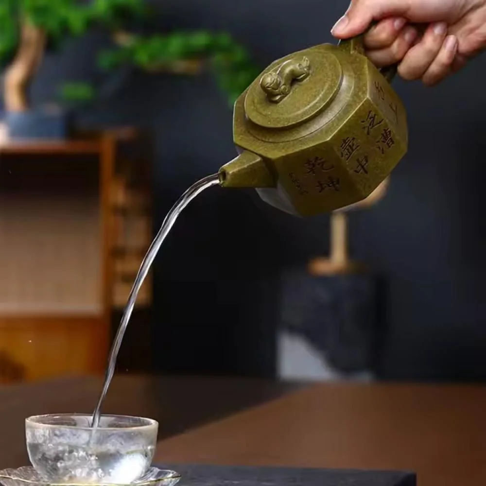 Čajník Lingzhi-Zelená 250ml, keramika