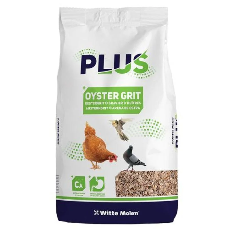 WITTE MOLEN PLUS Ustricová drť pre exotické vtáctvo, holuby a hydinu 4kg