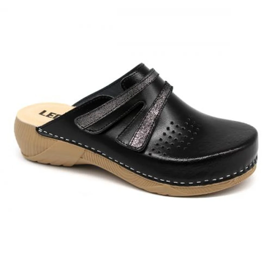 Leon 3200 Dámska pracovná zdravotná celokožená obuv 39 - 25cm, perla, 4,5 cm