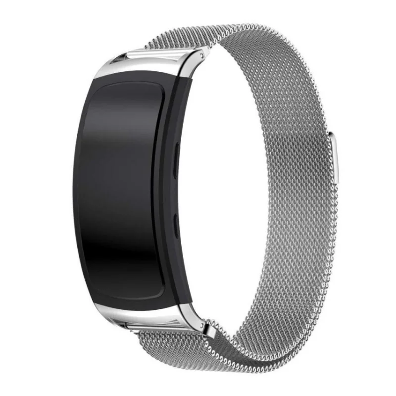 BStrap Milanese remienok na Samsung Gear Fit 2 silver
