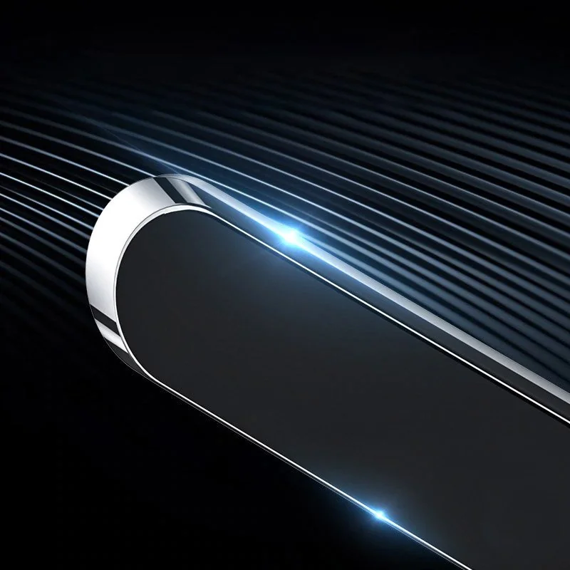 MG Flat magnetický držiak na mobil do auta na palubnú dosku, čierny