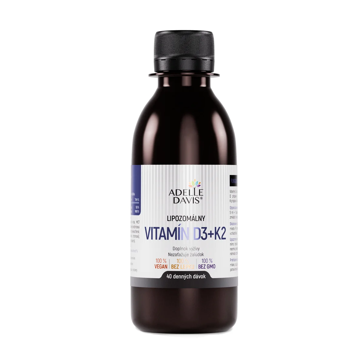 Lipozomálny vitamín D3+K2 1×200 ml, výživový doplnok