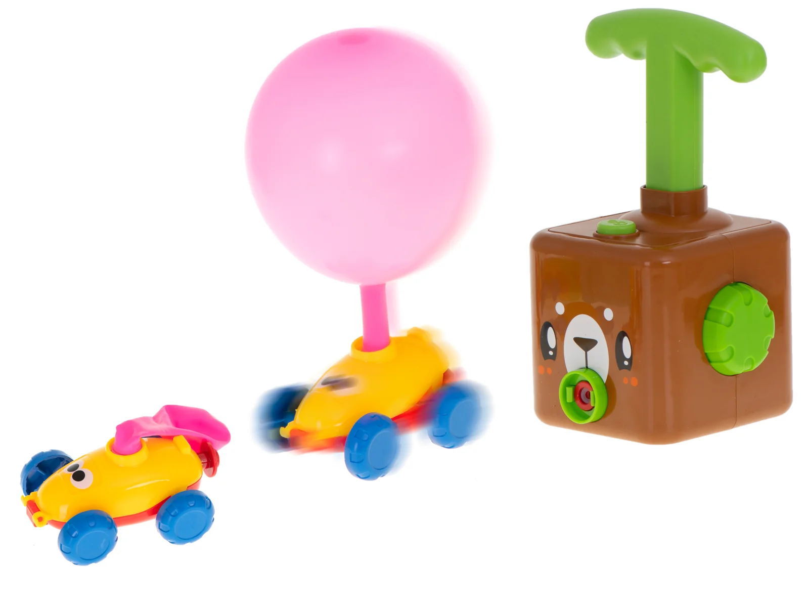 Aerodynamické autá – odpaľovač balónov (bohatý set)