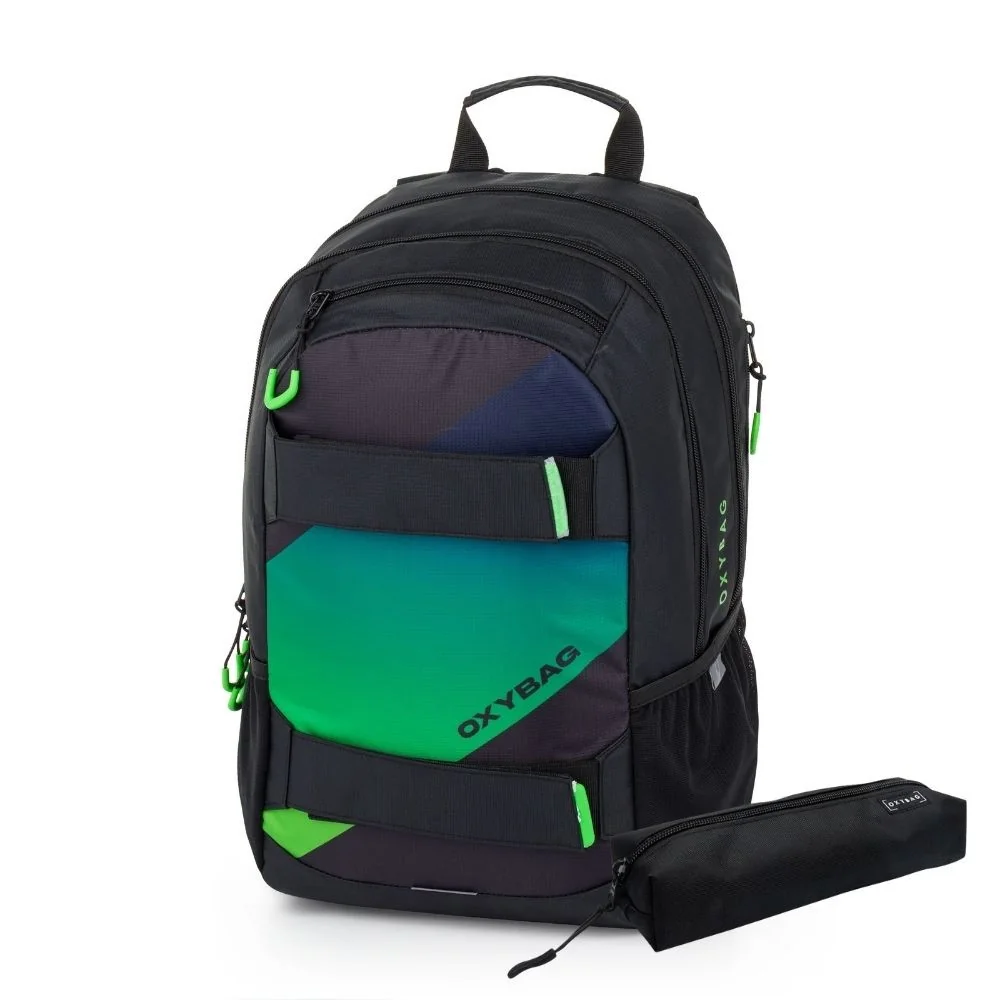 Študentský batoh a peračník OXY SPORT Ombre Boy set 2 ks
