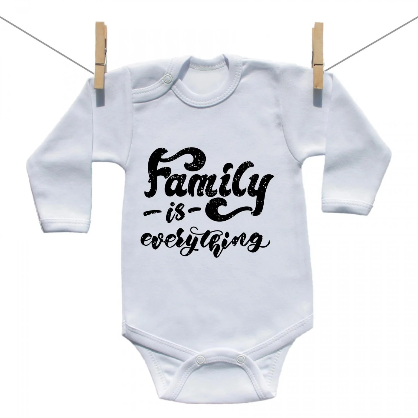 Boodyy Body s dlhým rukávom Family is everything Veľkosť: 68