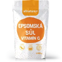 Allnature Epsomská Soľ Vitamín C 1000g