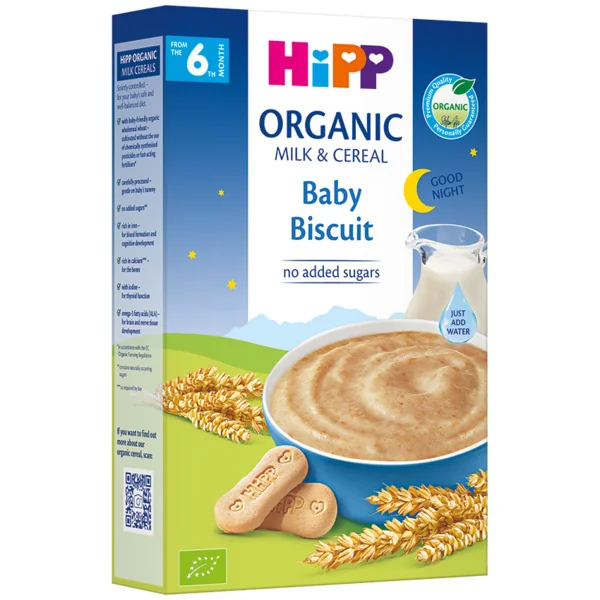 HIPP  MLIECNA KASA NA DOBRU NOC DET KEKSY 250G 250 g