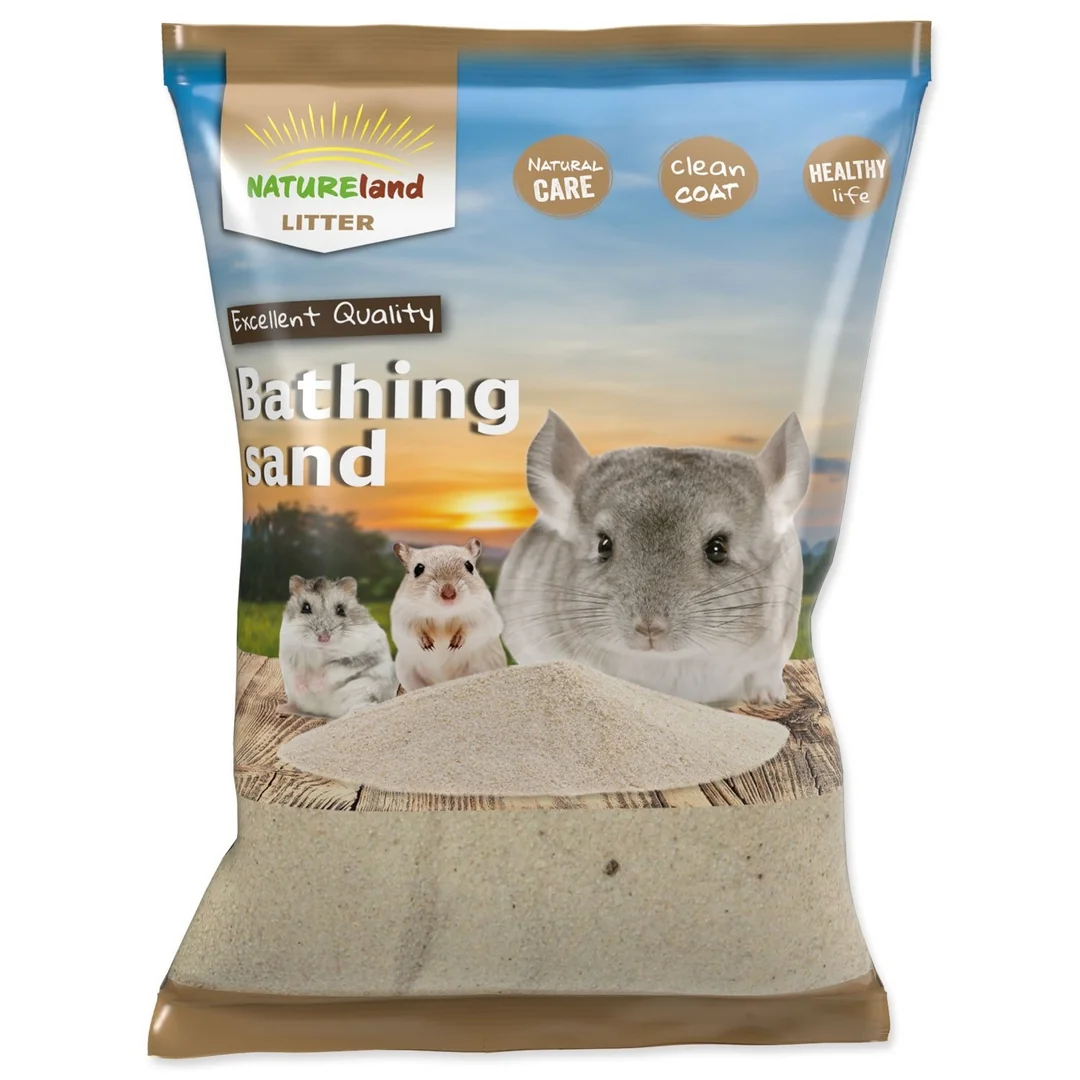 Piesok Nature Land kúpací pre činčily 3,3kg