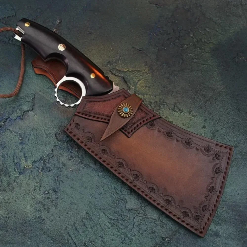 Kuchynský sekáčik Naoto - Čierna 28,3cm, 538g, DC53 steel