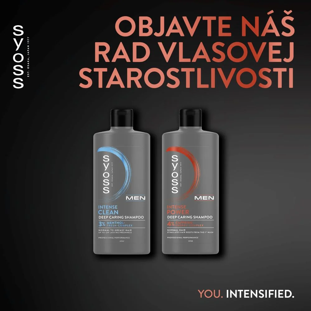 Syoss Men šampón Intense Power pre normálne vlasy 1×440 ml, šampón