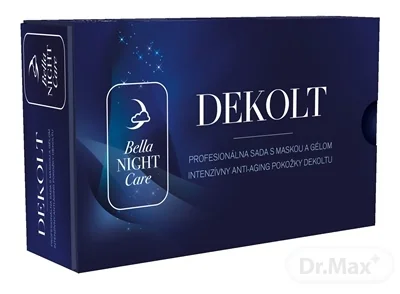Bella NIGHT Care DEKOLTOVÁ MASKA 1×1 set, + gél 25 ml